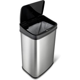 13-Gallon Stainless Steel Motion Sensor Kitchen Trash Can