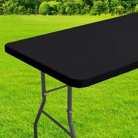 Table Cloth Cover Waterproof Polyester Elastic Fitted