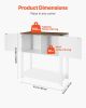 VEVOR Coffee Bar Cabinet, 31.5 Inch Farmhouse Coffee Bar Cabinet with Storage, Coffee Bar Table with Magnetic Doors