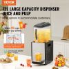 VEVOR Commercial Beverage Dispenser 12L Cold Juice Ice Drink Dispenser for Party