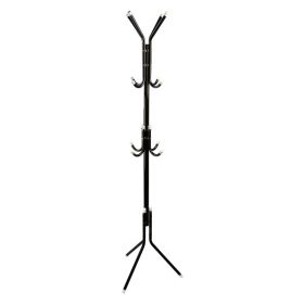 Black-White Options -- 1Pc Standing Coat Hat Rack Organizer (Option: Black)