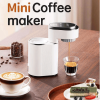 PSC18W  600W espresso machine with 15bar pressure, featuring hot and cold brewing systems. Includes powder tray and capsule holder, perfect for home