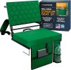 Alpcour Folding Reclining Stadium Seat with Back Support for Bleachers