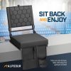 Alpcour Folding Reclining Stadium Seat with Back Support for Bleachers