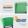 Alpcour Folding Reclining Stadium Seat with Back Support for Bleachers
