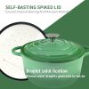 Dutch Oven,Dutch Oven Pot with Lid,4.5 QT Enamel Dutch Ovens with Dual Handles,Cast Iron Pot for Braiser,Cooking,Gifts for Family